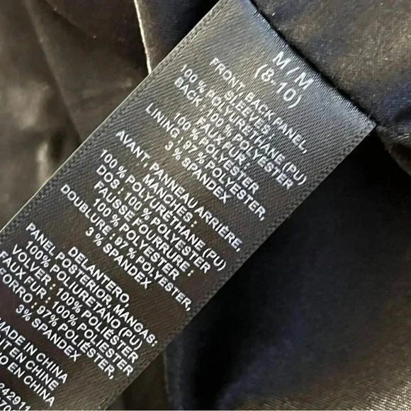 Mark vegan leather jacket women size  Medium - Picture 6 of 13